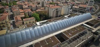 Securail rail lifeline installation in Montpellier train station